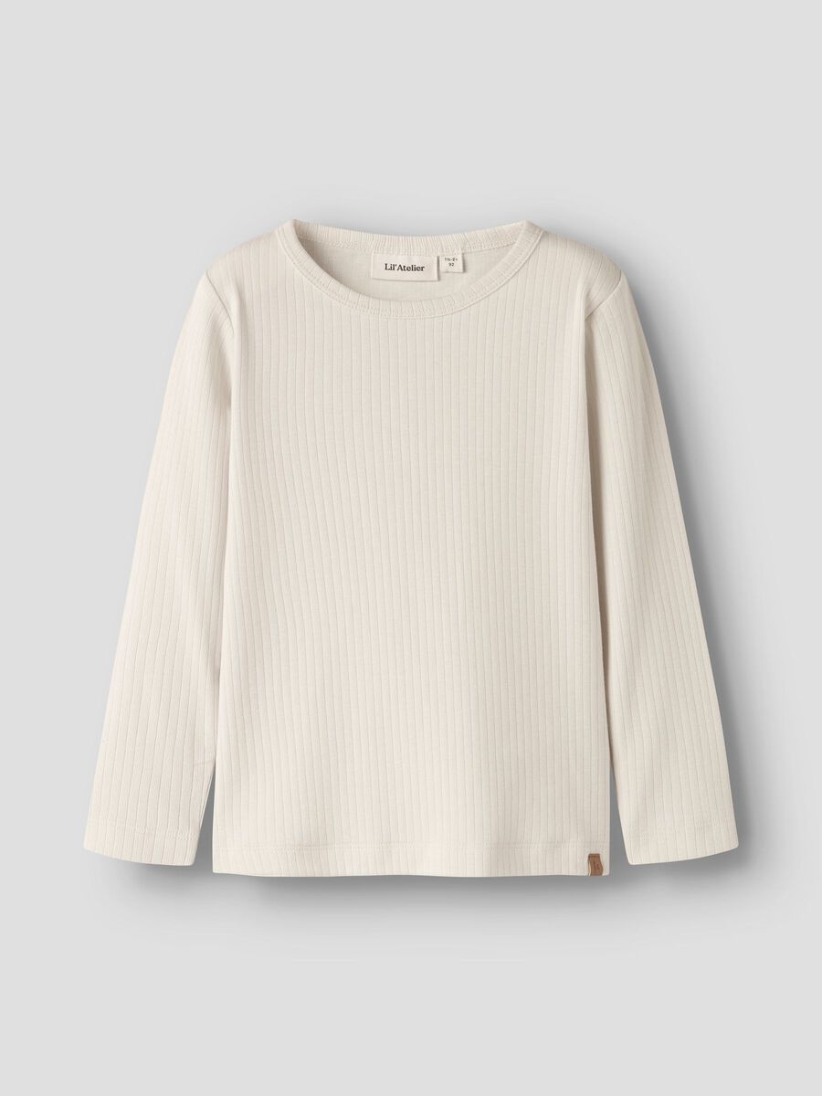 Product carousel image 1 SLIM FIT LONG SLEEVED TOP, Turtledove