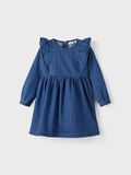 Name it DENIM RUFFLE DRESS, Medium Blue Denim, highres - 13194931_MediumBlueDenim_003.jpg