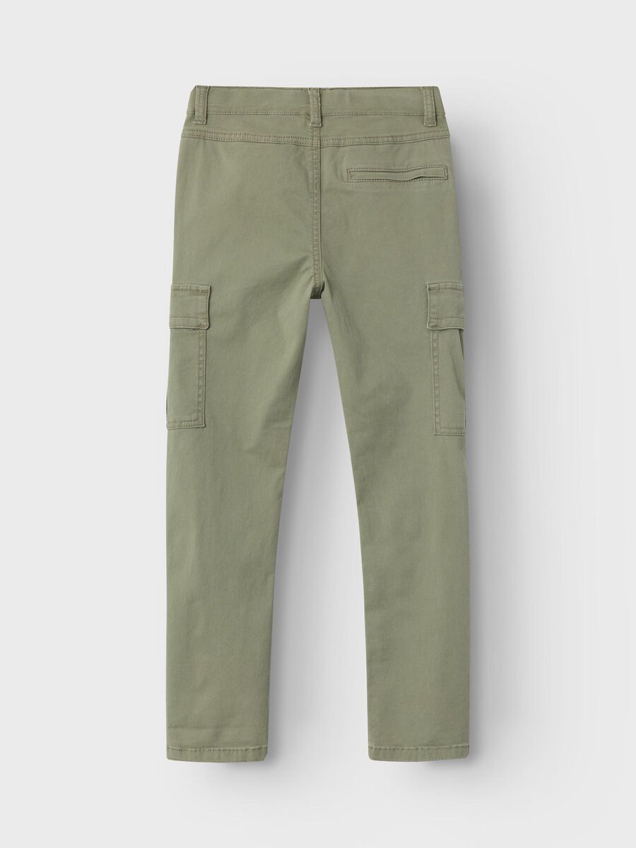 Carousel image 3 REGULAR FIT CARGO BROEK, Deep Lichen Green