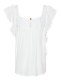 Name it LOOSE FIT RUCHE TOP, Bright White, highres - 13166031_BrightWhite_002.jpg