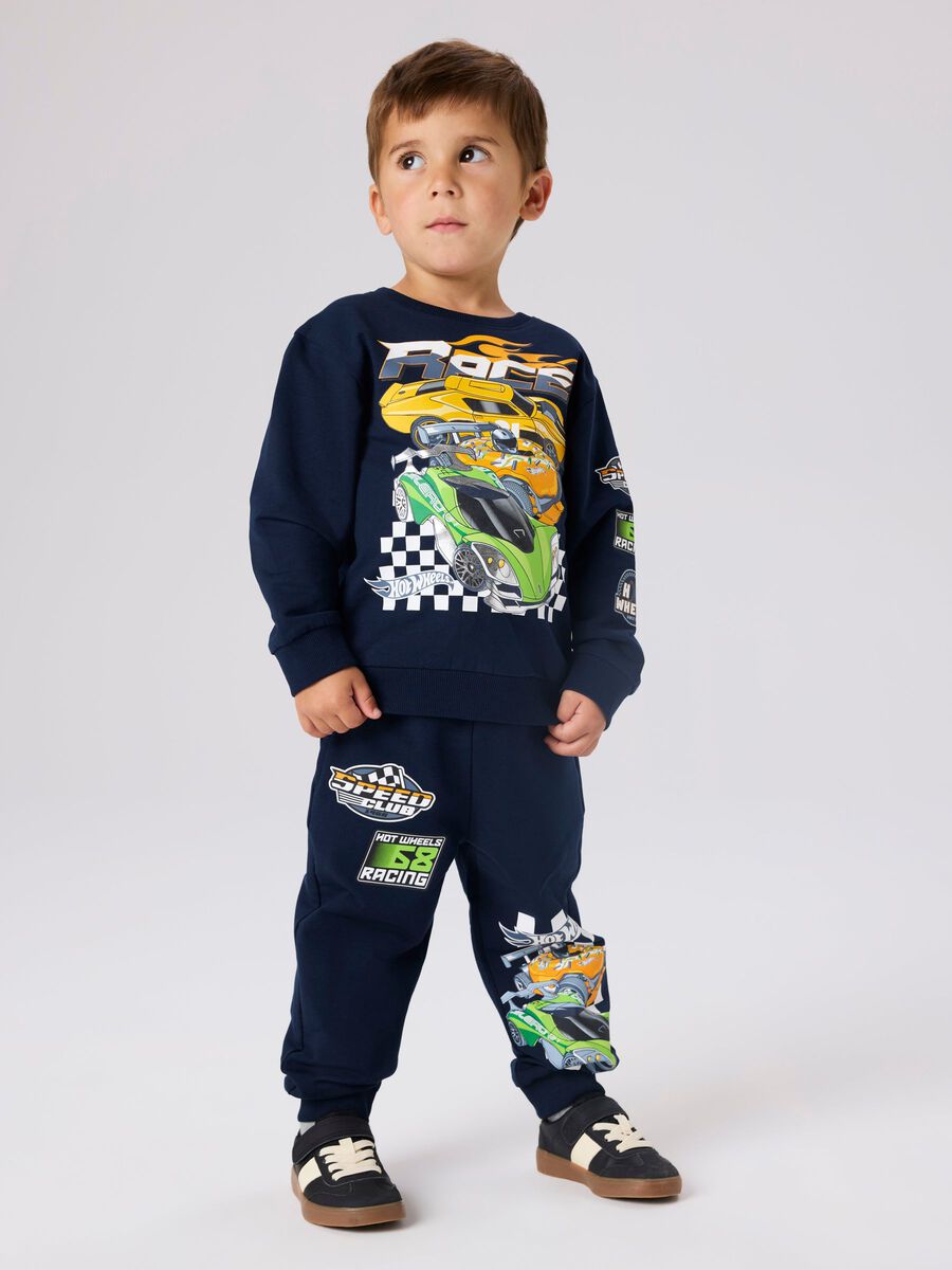 Product carousel image - HOT WHEELS SWEATPANTS, Navy Blazer | 1