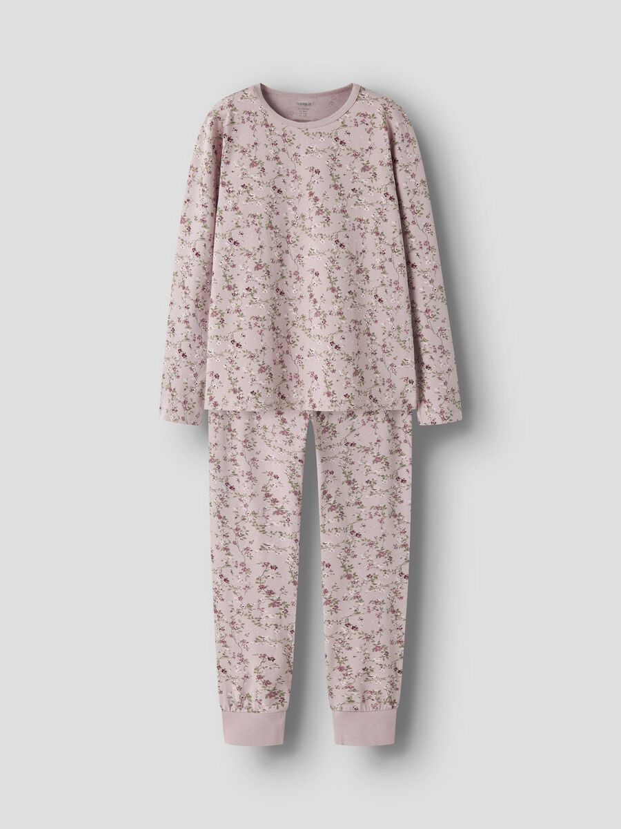Product carousel image - &Oslash;KOLOGISK BOMULD PYJAMASS&AElig;T, Violet Ice | 2