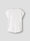 Product image thumbnail - PRINTED CAP SLEEVE TOP, Bright White | 2
