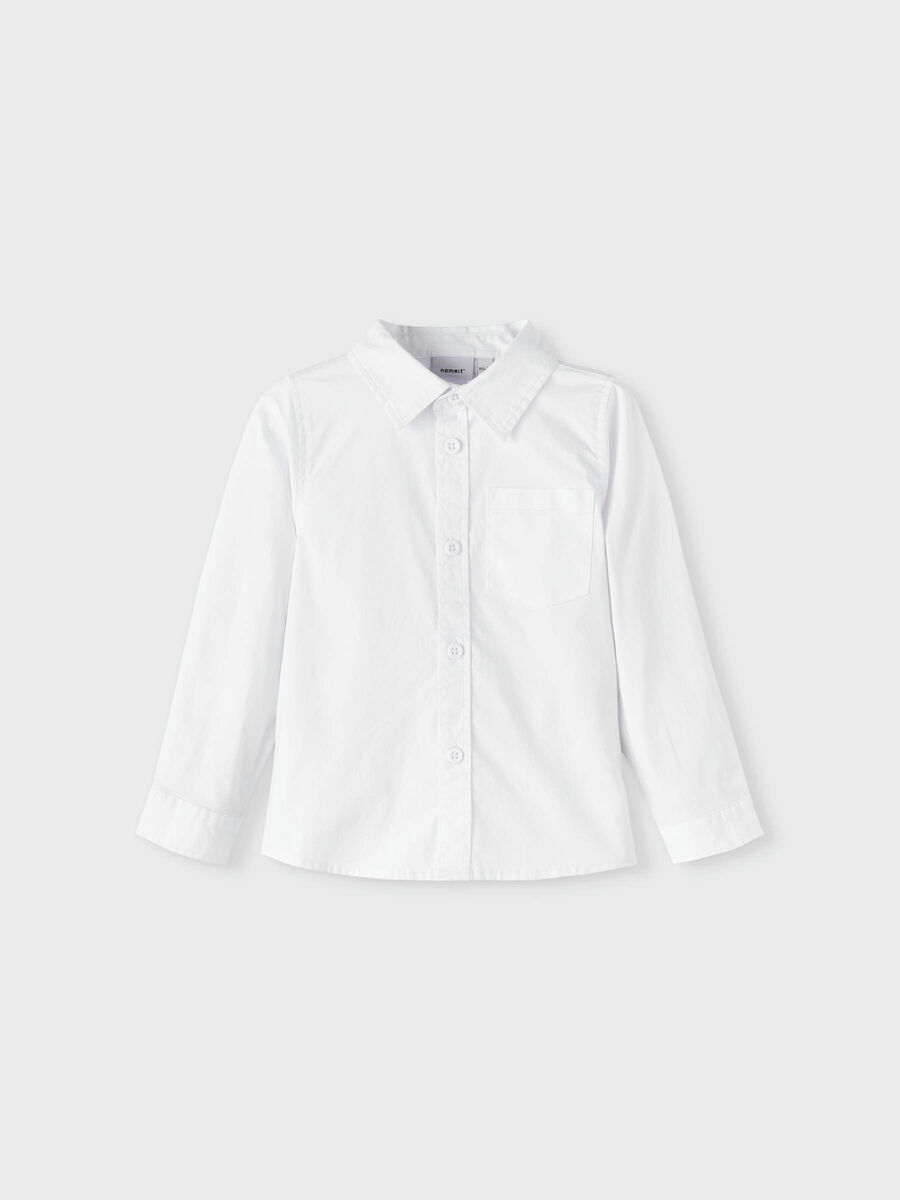 Name it À MANCHES LONGUES CHEMISE, Bright White, highres - 13209663_BrightWhite_003.jpg