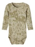 Name it EXTRA SLIM FIT PRINT ROMPER, Moss Gray, highres - 13190617_MossGray_001.jpg