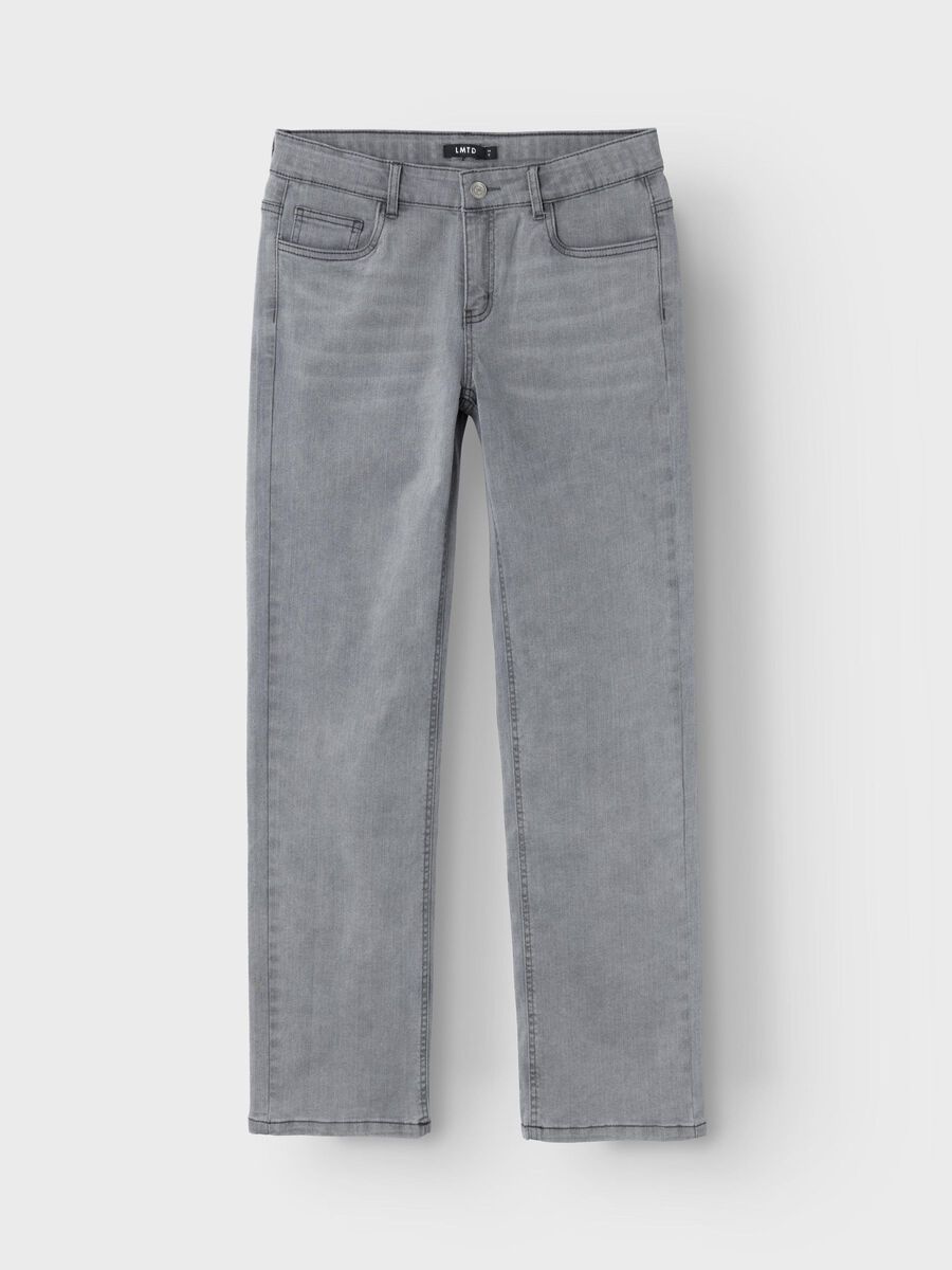 Name it LOW-WAIST STRAIGHT LEG JEANS, Grey Denim, highres - 13225786_GreyDenim_003.jpg