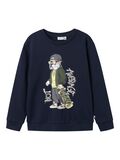 name it À MANCHES LONGUES SWEAT-SHIRT, Navy Blazer, highres - 13238789_NavyBlazer_001.jpg
