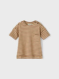 Name it GESTREIFT LOOSE FIT T-SHIRT, Semolina, highres - 13192118_Semolina_881613_003.jpg