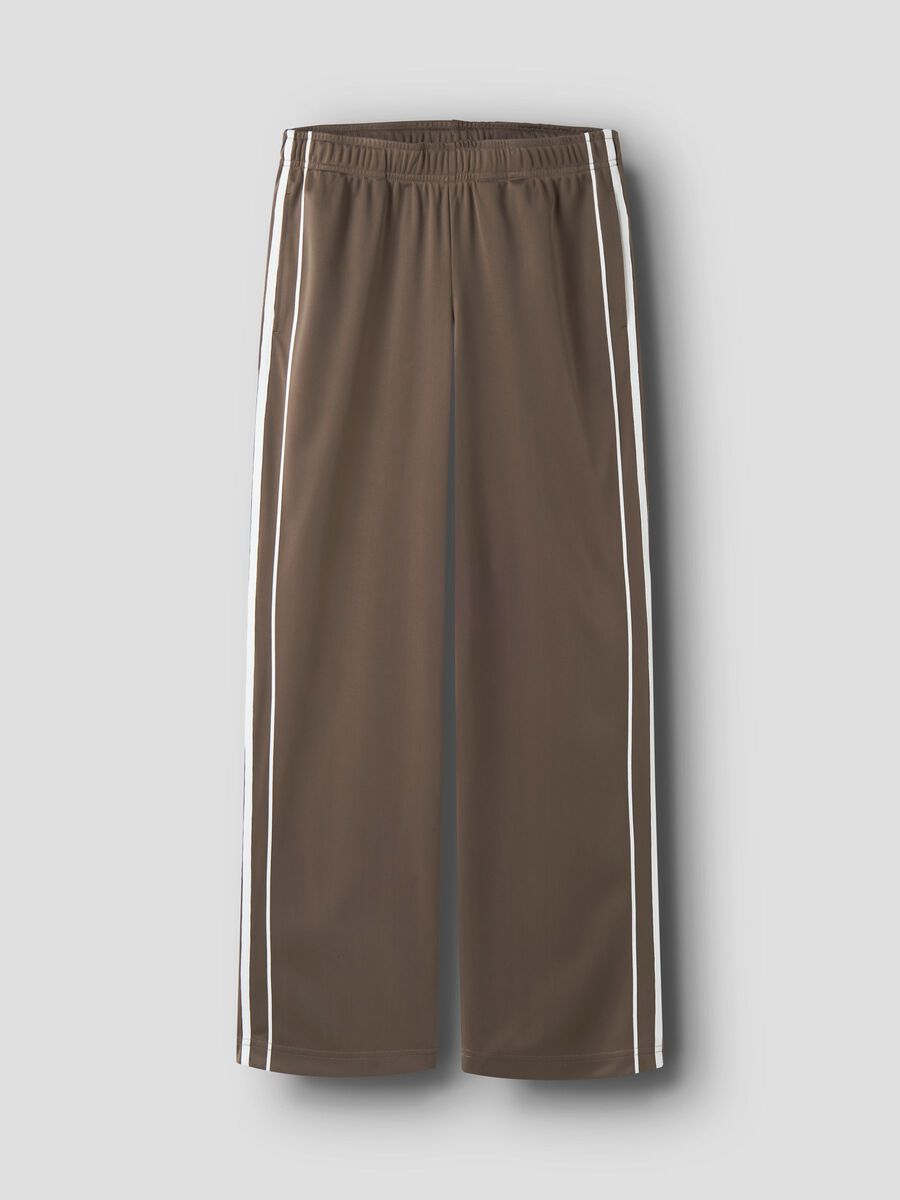 Product carousel image 1 LOW-WAIST WIDE-LEG BROEK, Chocolate Chip