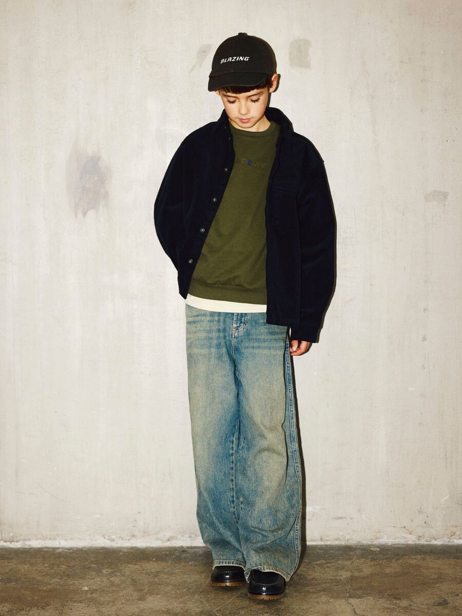 Product carousel image 2 REGULAR FIT SWEATSHIRT, Olive Night