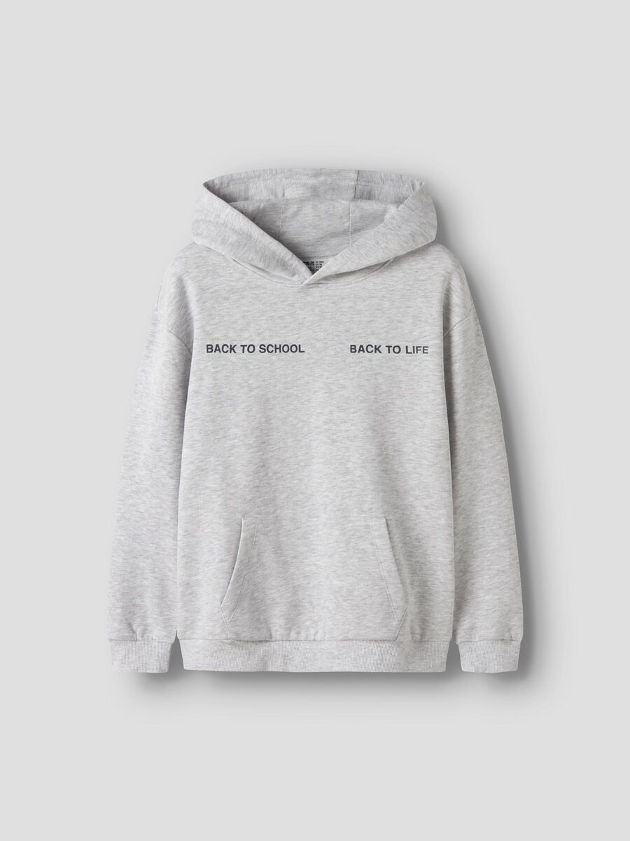 Carousel image 1 &Oslash;KOLOGISK BOMULD HOODIE, Light Grey Melange