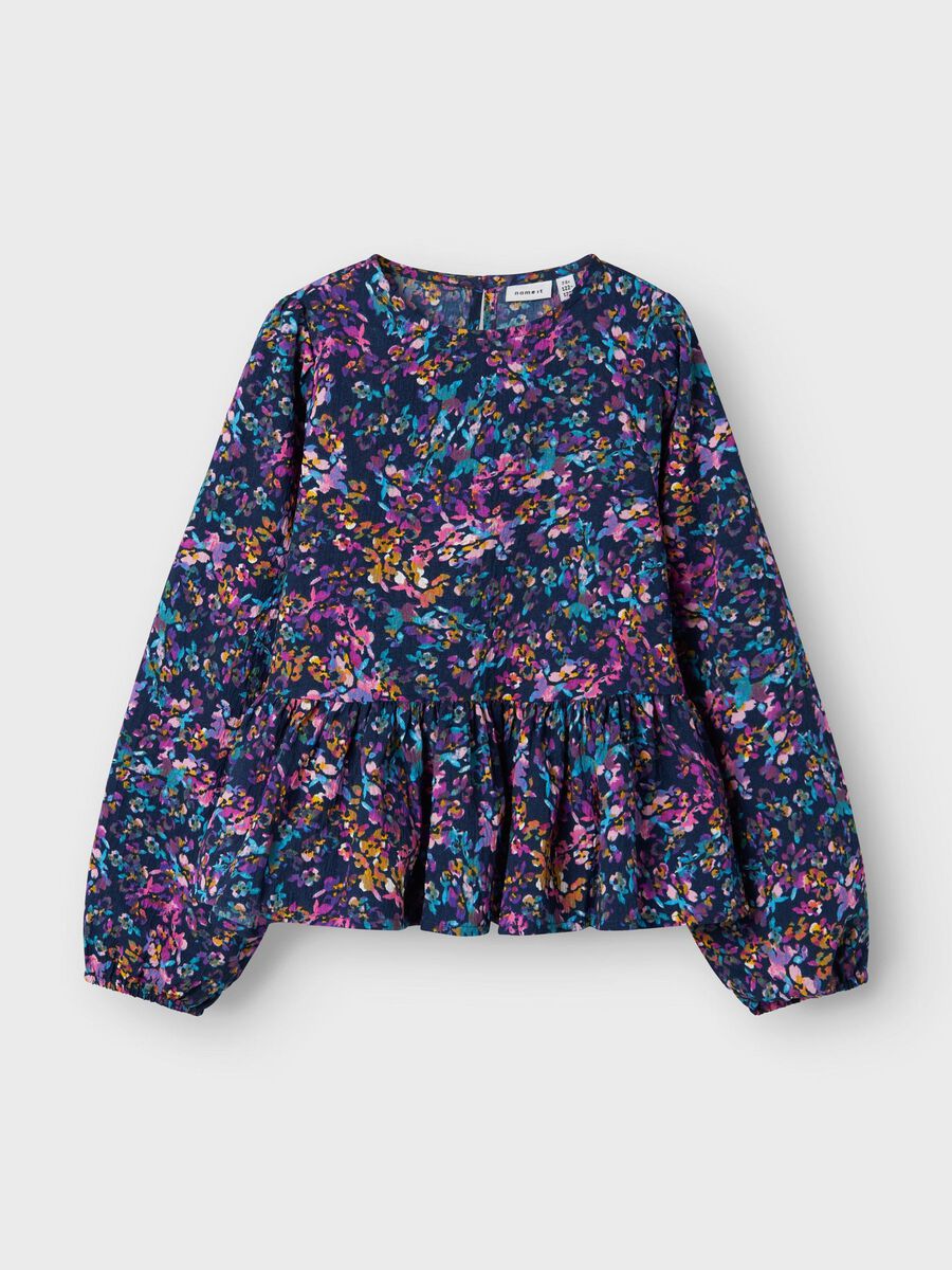 name it PRINTET TOP MED LANGE ÆRMER, Dark Denim, highres - 13234935_DarkDenim_1138182_003.jpg