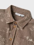 name it ORGANIC COTTON SHIRT, Walnut, highres - 13242318_Walnut_005.jpg
