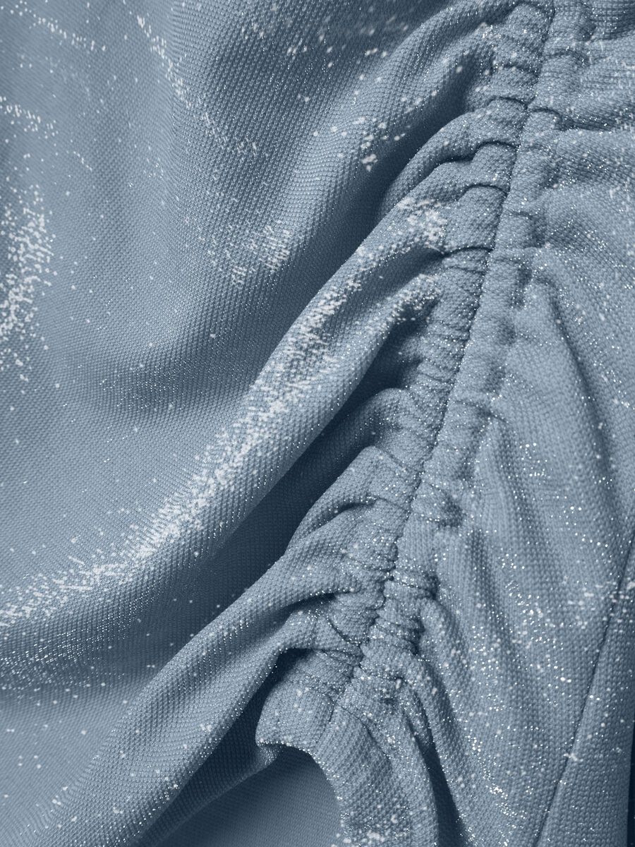 Carousel image - GLIMMER TOP MED LANGE &AElig;RMER, Ashley Blue | 3