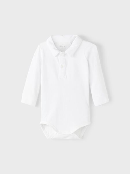 Name it LONG SLEEVED POLO ROMPER, Bright White, highres - 13196550_BrightWhite_003.jpg