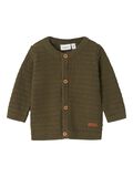 name it ØKOLOGISK BOMULL STRIKKET CARDIGAN, Dusty Olive, highres - 13237260_DustyOlive_001.jpg