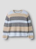 Product image thumbnail - LOOSE FIT KNITTED PULLOVER, Subdued Blue | 1