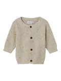 Name it LONG SLEEVED KNITTED CARDIGAN, Peyote Melange, highres - 13218634_PeyoteMelange_001.jpg