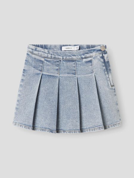 name it PLEATED DENIM SKIRT, Light Blue Denim, highres - 13243793_LightBlueDenim_003.jpg
