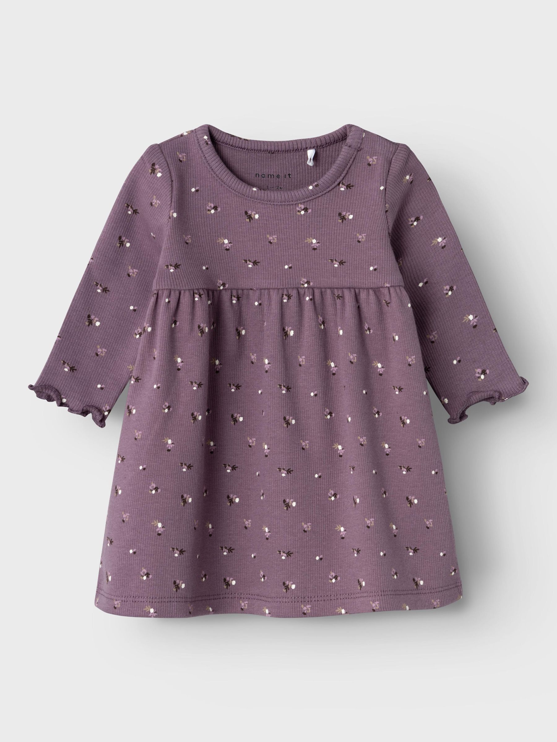LONG SLEEVED DRESS Baby Girls Pink NAME IT UK