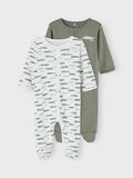 Name it 2-PACK SNAP BUTTON NIGHTSUIT, Agave Green, highres - 13198650_AgaveGreen_002.jpg