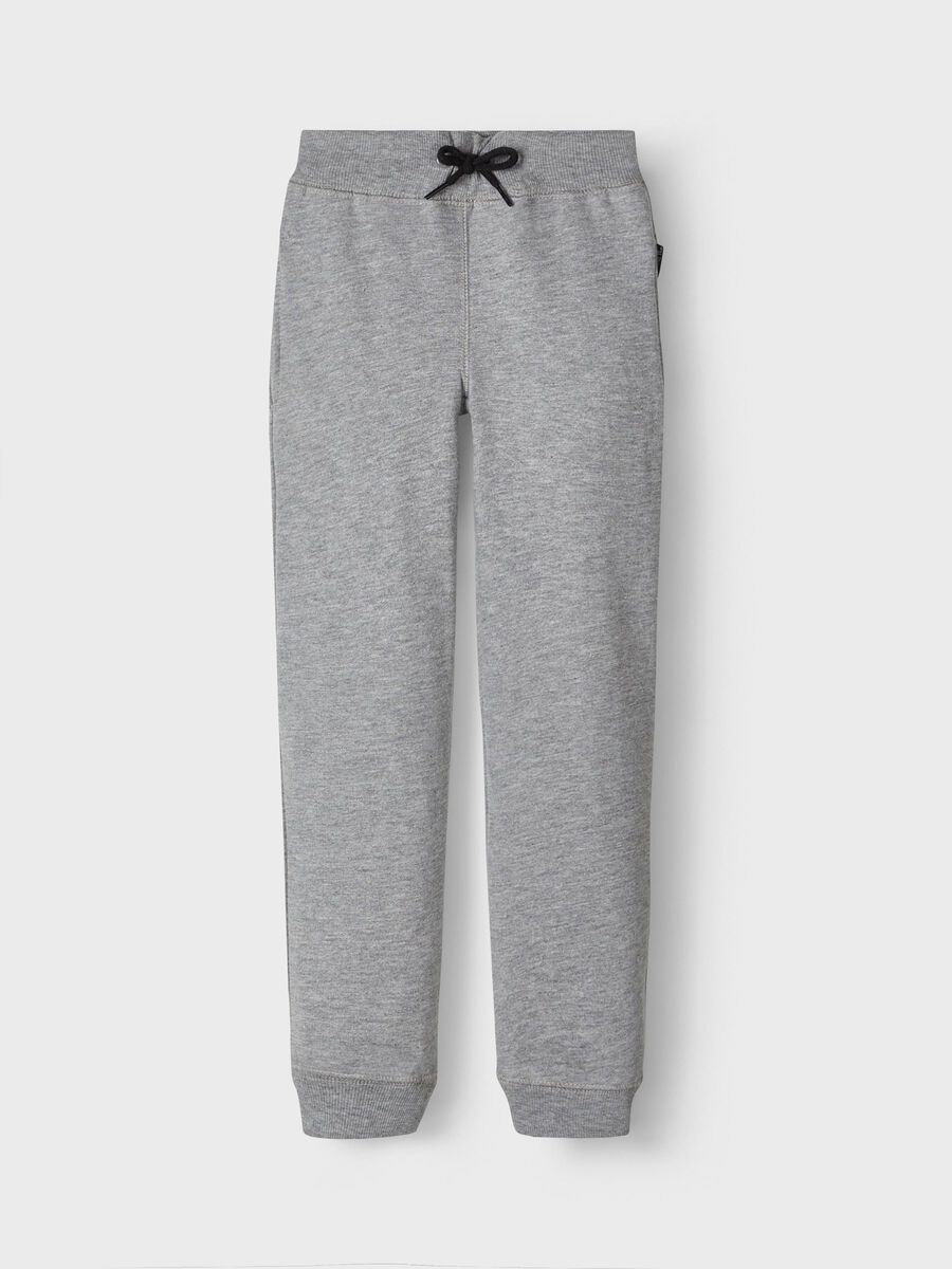 Name it BRUSHED SWEAT PANTS, Grey Melange, highres - 13153665_GreyMelange_003.jpg