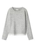 name it LOOSE FIT STRICKPULLOVER, Light Grey Melange, highres - 13237307_LightGreyMelange_001.jpg
