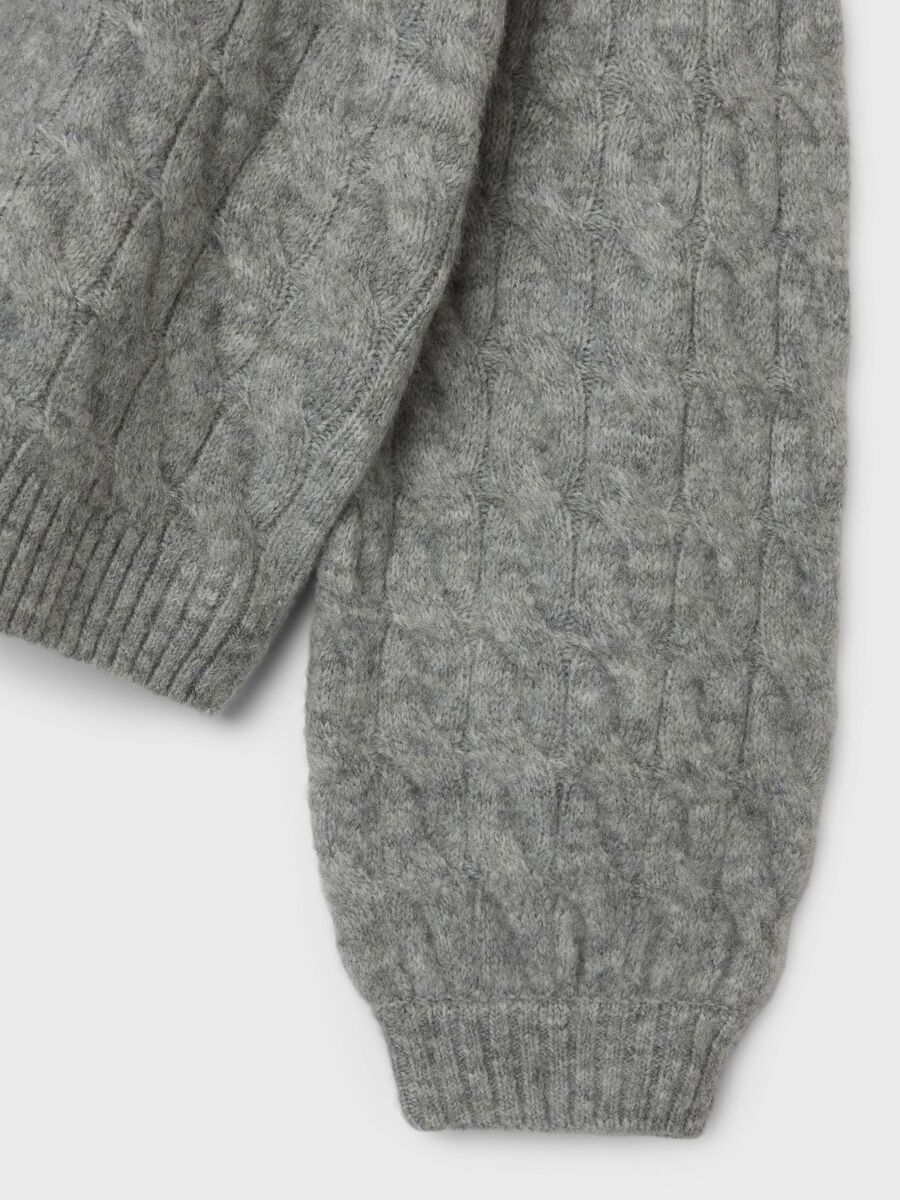 name it LANGÆRMET STRIKTRØJE, Grey Melange, highres - 13235184_GreyMelange_005.jpg