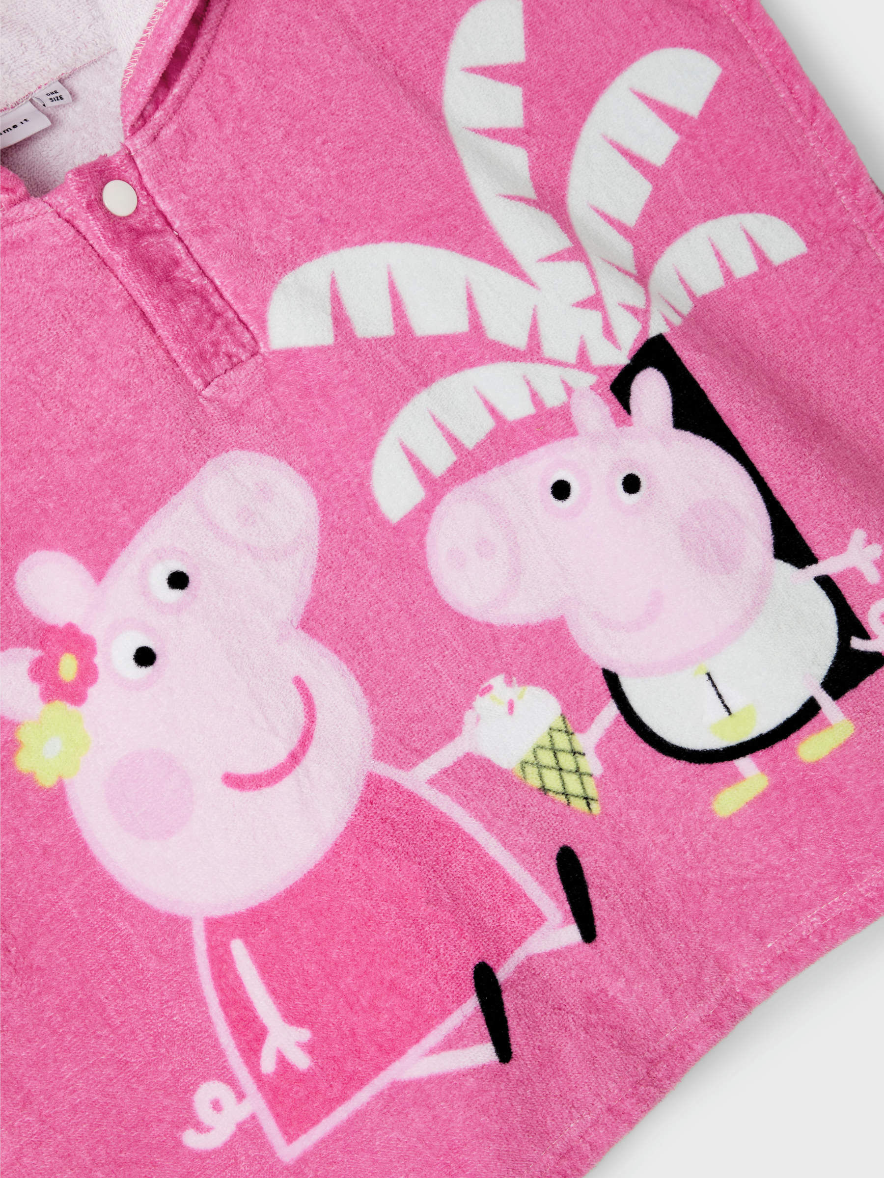 PEPPA PIG TOWEL PONCHO Toddler Girls Pink NAME IT Ireland