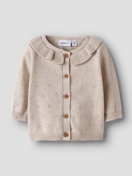 name it EN COTON BIOLOGIQUE CARDIGAN EN MAILLE, Peyote Melange, highres - 13253786_PeyoteMelange_003.jpg