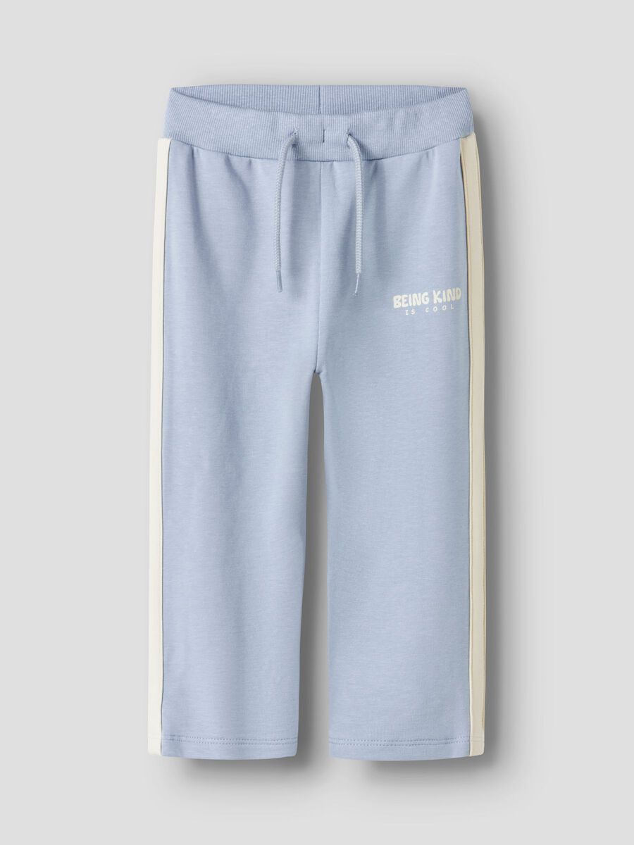 Product carousel image - COUPE CLASSIQUE JOGGING EN MOLLETON, Blue Fog | 2