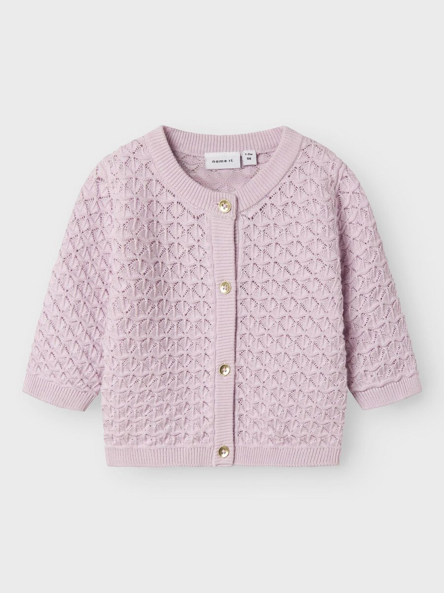 name it ORGANIC COTTON KNITTED CARDIGAN, Winsome Orchid, highres - 13237268_WinsomeOrchid_003.jpg