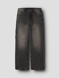 Product image thumbnail - JAMBE DROITE STYLE CHARPENTIER JEAN, Brown Denim | 1
