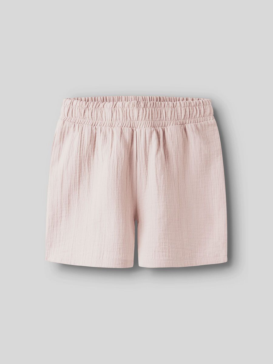 Product carousel image - RELAXED FIT SHORTS, Pink Marshmallow | 2