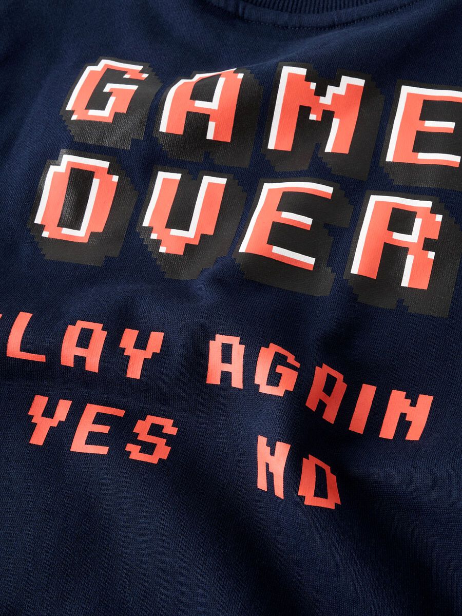 Product carousel image - ØKOLOGISK BOMULL SWEATSHIRT, Navy Blazer | 2