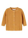 Name it PERFORATED KNITTED CARDIGAN, Spruce Yellow, highres - 13188311_SpruceYellow_001.jpg
