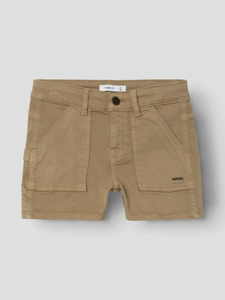 name it REGULAR FIT CARGO SHORTS, Kelp, highres - 13226007_Kelp_003.jpg