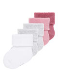 Name it 5-PACK TERRY FROTTE SOCKS, Pink Nectar, highres - 13180276_PinkNectar_001.jpg