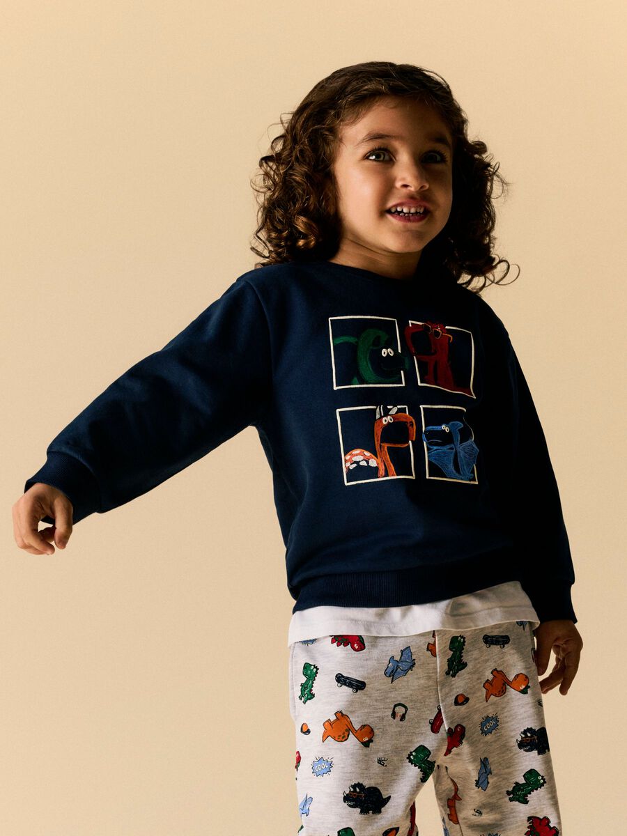 Product carousel image 1 ORGANIC COTTON SWEATSHIRT, Navy Blazer
