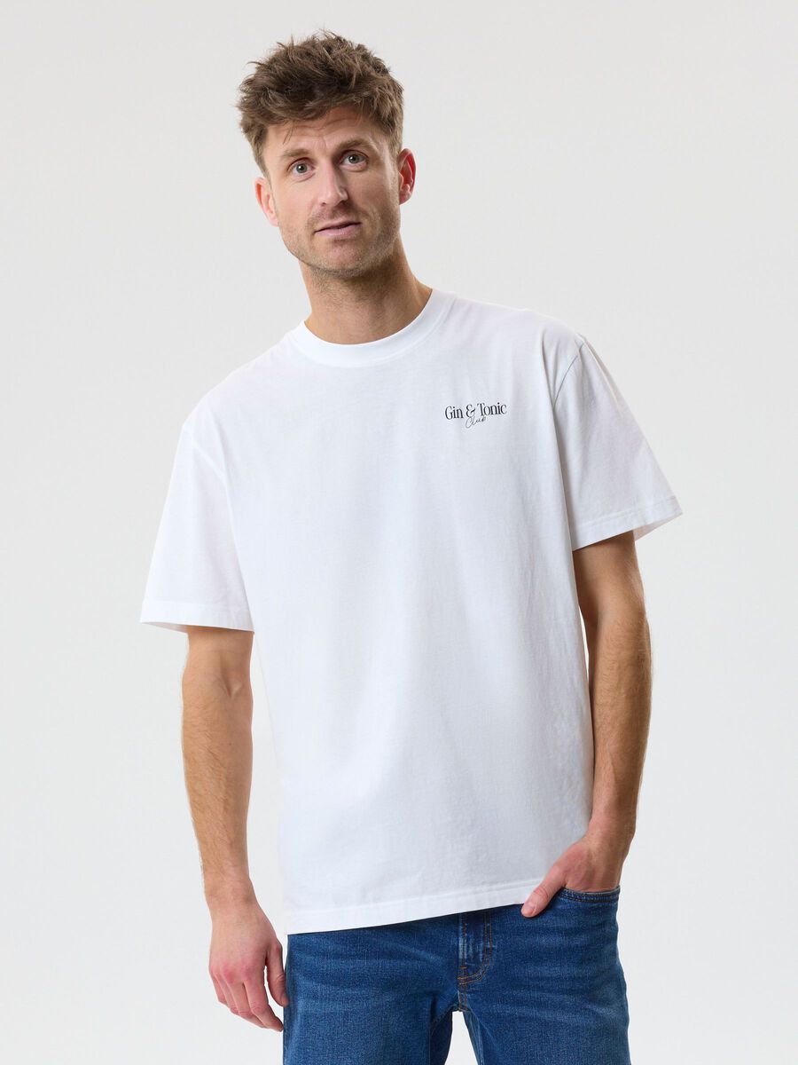 Product carousel image 2 PAQUETE DE 2 UNIDADES, RELAJADO, ESTAMPADO CAMISETA, Bright White