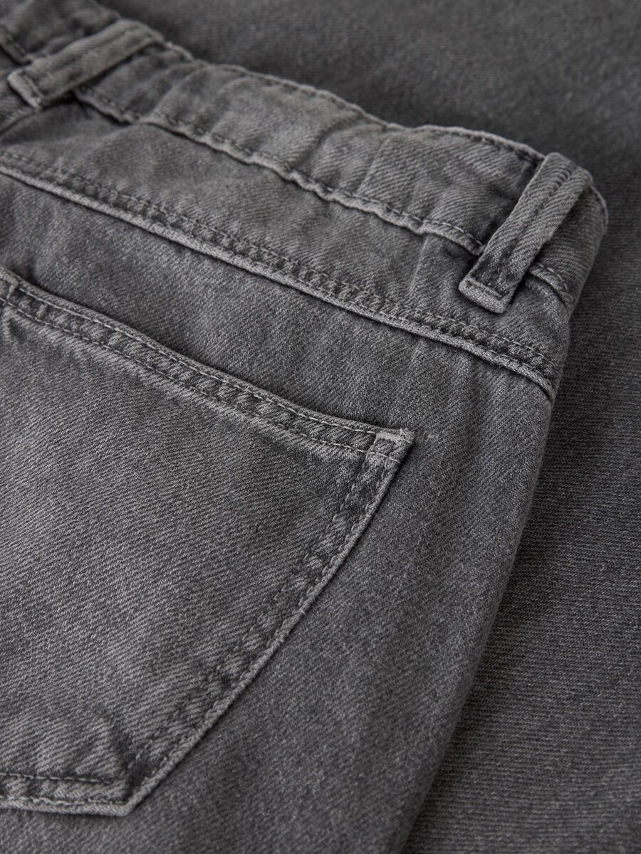 Carousel image - WIDE LEG JEANS, Medium Grey Denim | 6