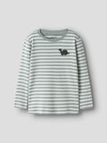 Product image thumbnail - TOP A MANICHE LUNGHE, Green Milieu | 1