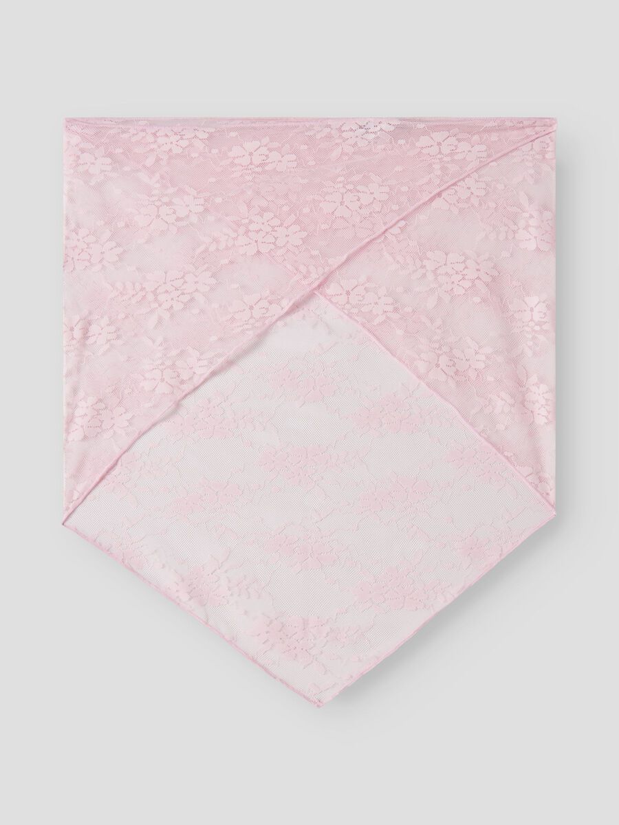 Carousel image - LACE SCARF, Pink Marshmallow | 3