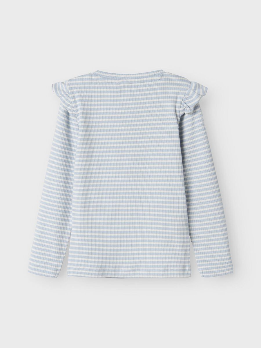 name it SLIM FIT OBERTEIL MIT LANGEN ÄRMELN, Subdued Blue, highres - 13226342_SubduedBlue_1186393_002.jpg
