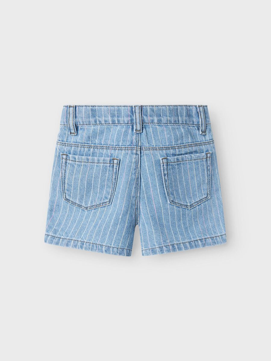 name it REGULAR FIT DENIM SHORTS, Light Blue Denim, highres - 13239970_LightBlueDenim_1166748_002.jpg