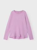 Product image thumbnail - GLITTER LONG SLEEVED TOP, Pastel Lavender | 1