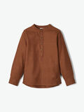Name it CHINA COLLAR - COTTON SHIRT, Toasted Coconut, highres - 13174423_ToastedCoconut_003.jpg