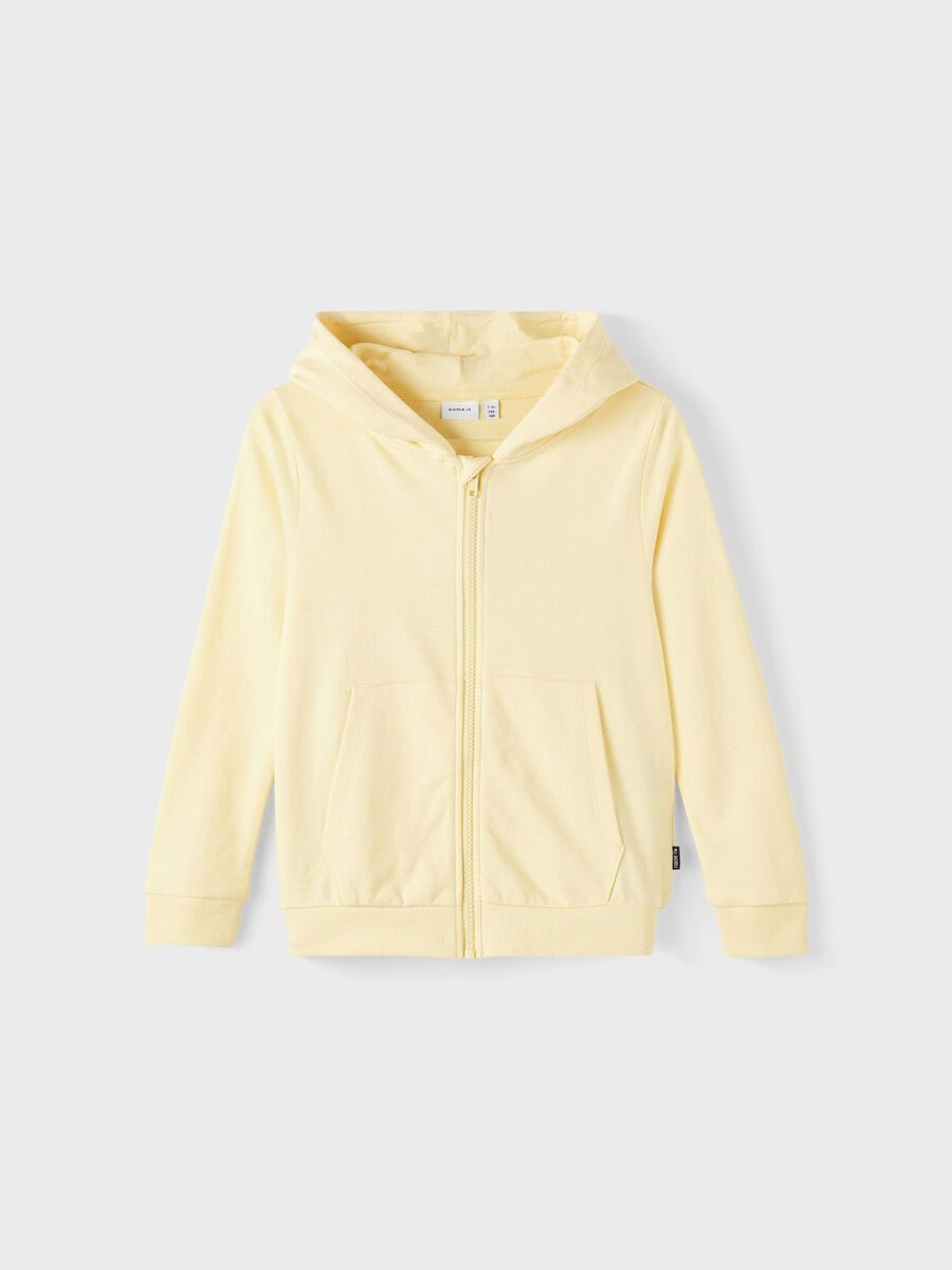 Name it CON CREMALLERA ALGODÓN SUDADERA CON CAPUCHA, Double Cream, highres - 13197666_DoubleCream_003.jpg
