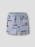 Product image thumbnail - ORGANIC COTTON SWEAT SHORTS, Blue Fog | 1