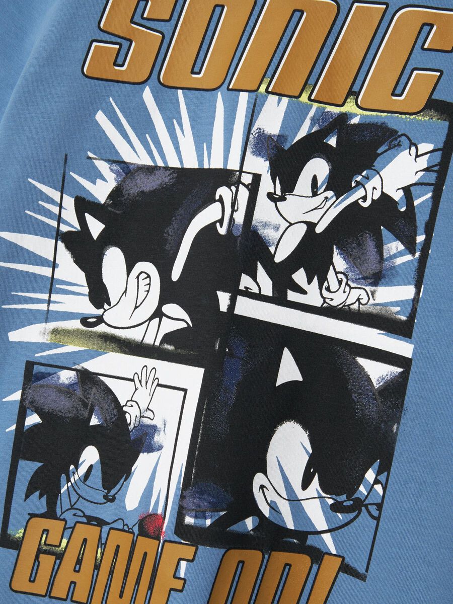 Carousel image - SONIC THE HEDGEHOG T-SHIRT, Coronet Blue | 3